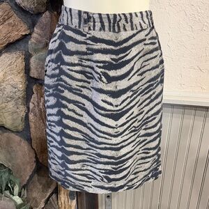 Zebra Print Women's Skirt